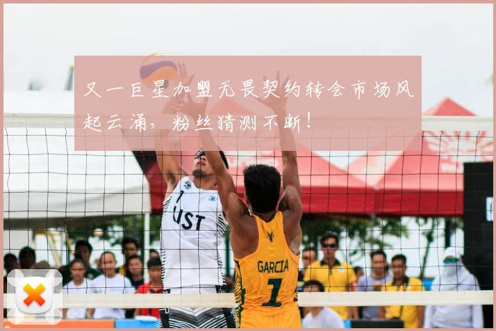 又一巨星加盟无畏契约转会市场风起云涌,粉丝猜测不断!