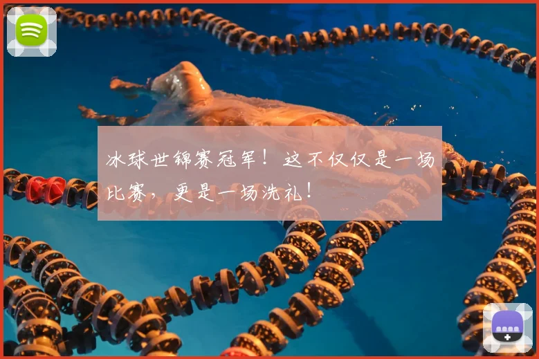 冰球世锦赛冠军！这不仅仅是一场比赛，更是一场洗礼！